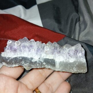 Raw Amethyst set